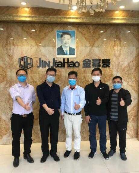 協(xié)會秘書處走訪金嘉豪門業(yè)