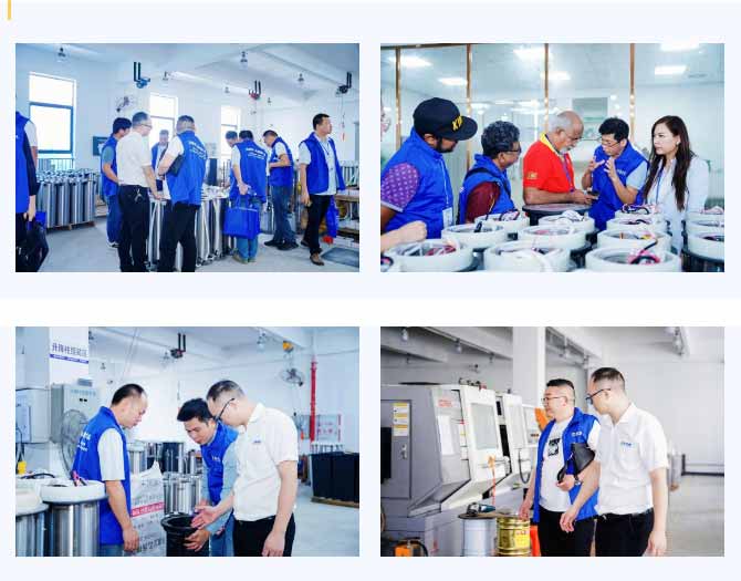 全體工程商、集成商們參觀高壘智能新總部