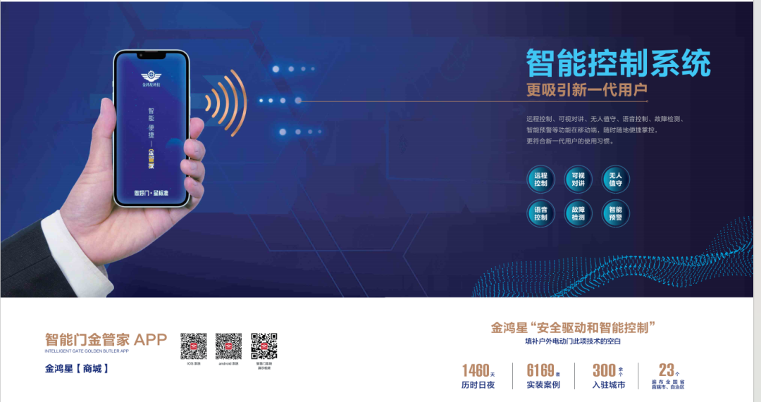 金鴻星超級“星”智能電動門產(chǎn)品