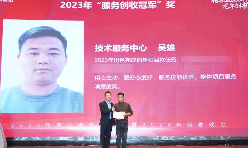 服務(wù)創(chuàng)收冠軍獎(jiǎng)