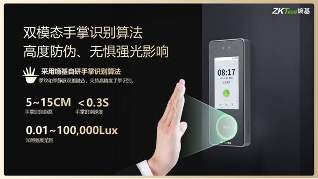 熵基科技在多模態(tài)手掌識別技術(shù)領(lǐng)域取得了顯著成就