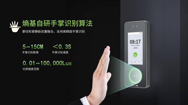 熵基自研手掌識(shí)別算法