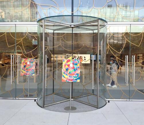 德國(guó)BLASI(博思)水晶玻璃旋轉(zhuǎn)門國(guó)內(nèi)首裝 助力北京三里屯蘋果專賣店