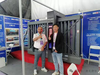 南北德信鉅寶系列三段聯(lián)動懸浮門亮相北京安博會，受到國內(nèi)外客商高度關(guān)注！