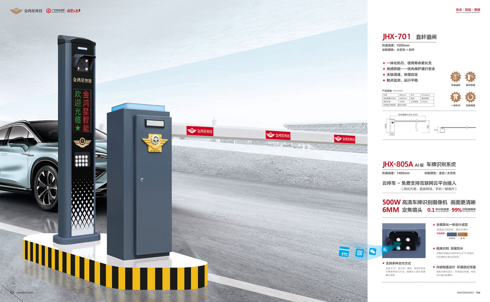 車(chē)牌識(shí)別系統(tǒng)JHX-805A AI版