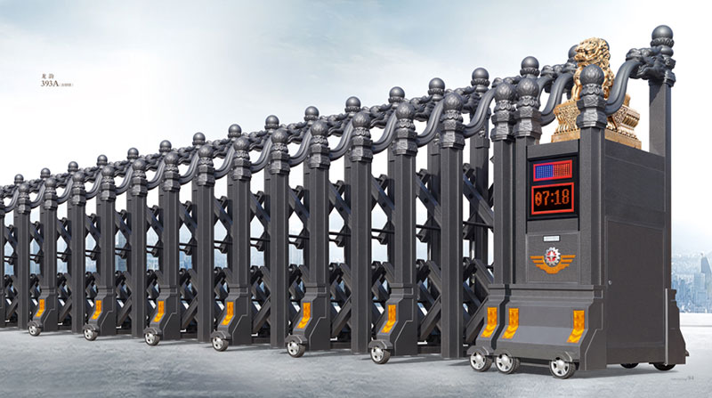 龍韻393A（古銅銀）鋁合金伸縮門(mén)