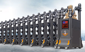 鋁合金伸縮門 - 龍韻393A（古銅銀）鋁合金伸縮門