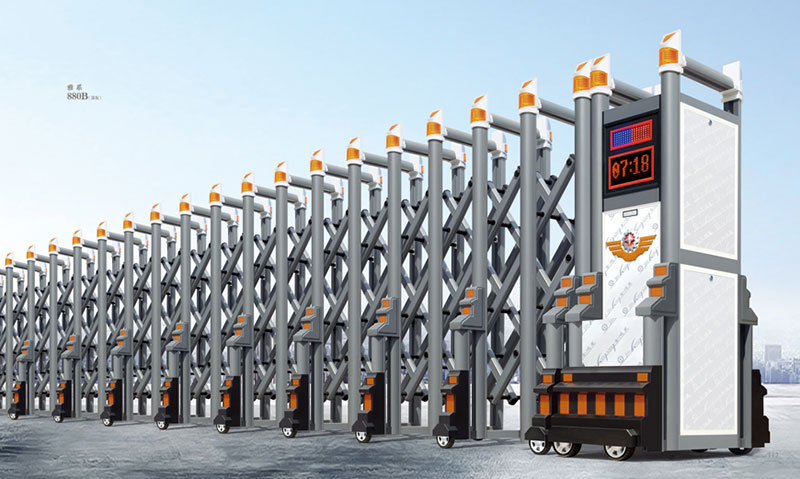 雅系880B(深灰)鋁合金伸縮門(mén)