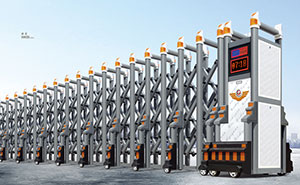 鋁合金伸縮門 - 雅系880B（深灰）鋁合金伸縮門