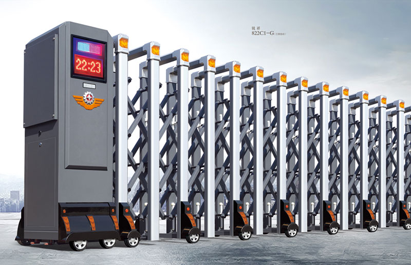 銳祥822C1-G(三排連動)鋁合金伸縮門