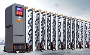 鋁合金伸縮門 - 銳祥822C1-G（三排連動(dòng)）鋁合金伸縮門