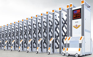 鋁合金伸縮門 - 銳祥822A-G（三排連動）鋁合金伸縮門