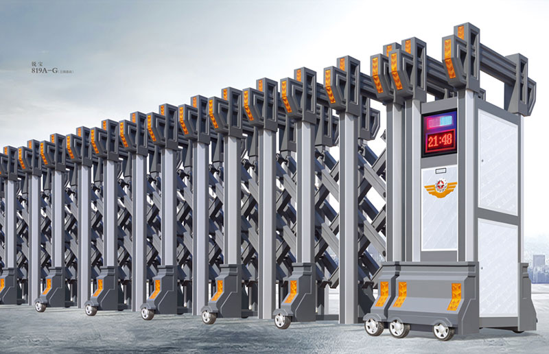 銳寶819A-G(三排連動)鋁合金伸縮門