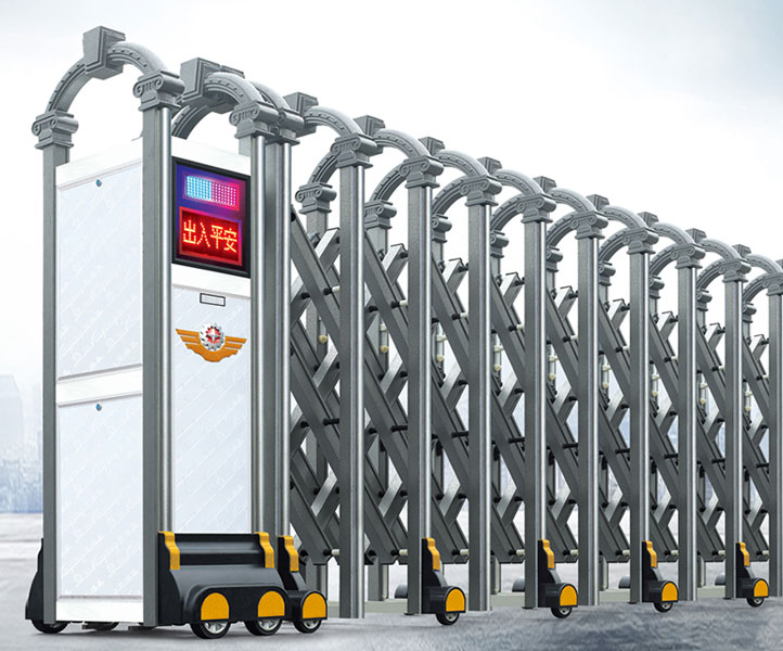 悅系三排連動(dòng)809A(古銅銀)鋁合金伸縮門