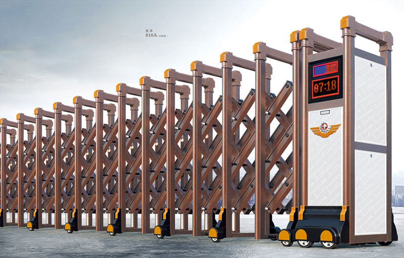 悅系810A（古銅金）鋁合金伸縮門