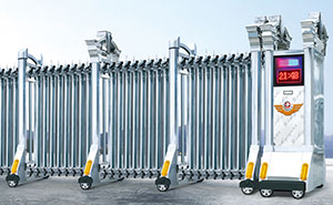 不銹鋼伸縮門 - 精鋼門G330B不銹鋼伸縮門