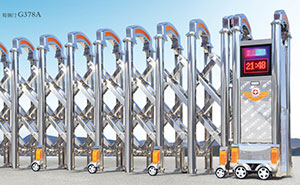 不銹鋼伸縮門 - 精鋼門G378A不銹鋼伸縮門