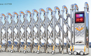 不銹鋼伸縮門 - 精鋼門G378B不銹鋼伸縮門