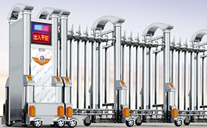 不銹鋼伸縮門 - 精鋼門G308C不銹鋼伸縮門