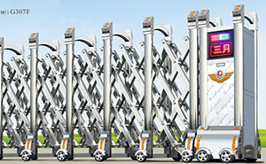 不銹鋼伸縮門 - 精鋼門G307F不銹鋼伸縮門