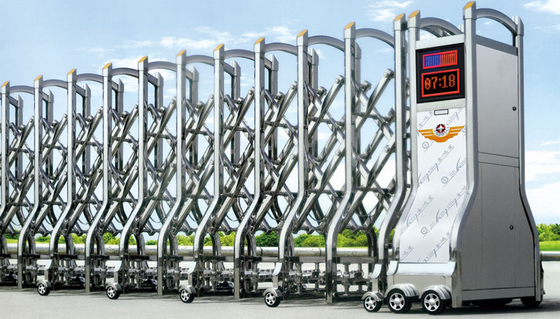 精鋼門(mén)G325C不銹鋼伸縮門(mén)