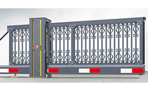 懸浮平移門 - 智能懸臂門918D（深灰）