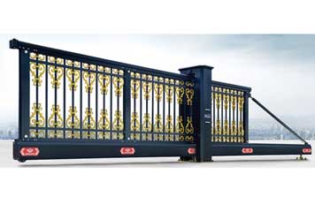 電動平移門 - 智能懸臂門918X-B（黑砂）