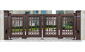 電動折疊門 - 智能懸折門938-A1（深咖）