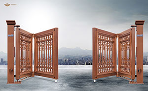 電動(dòng)折疊門(mén) - 智能懸折門(mén)938-A2（紅古銅）