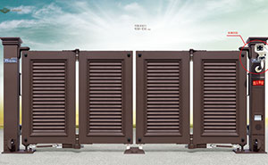 電動(dòng)折疊門(mén) - 智能懸折門(mén)938-D1（深咖）