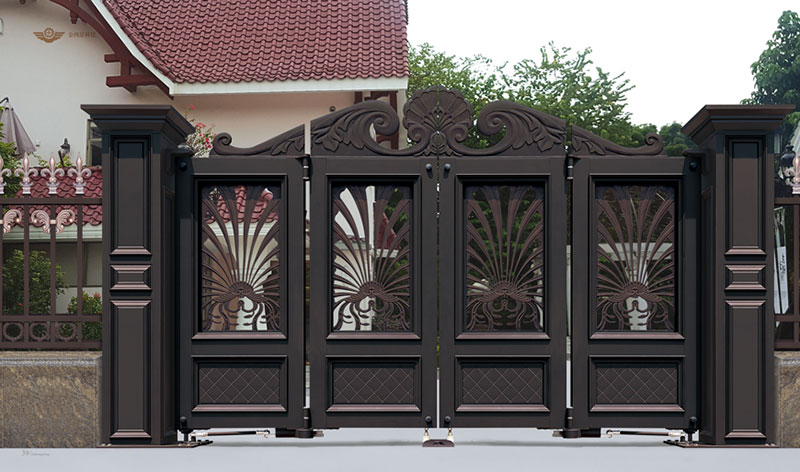 智能懸折門938-FA3（深咖）