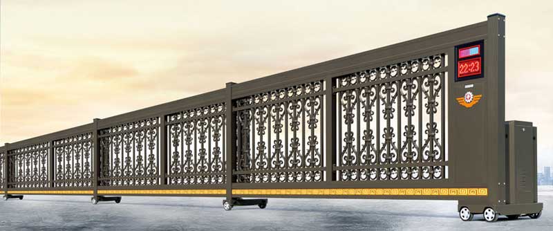 智能伸縮平移門(mén)909A(深咖）