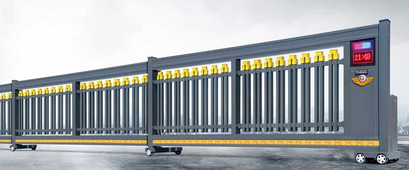 智能伸縮平移門909E(深灰）