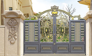 鋁藝大門 - 盧浮魅影-皇族-LHZ17111鋁藝大門