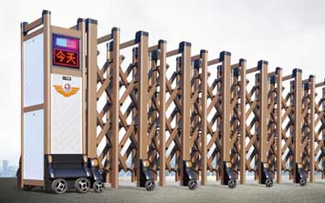 電動伸縮門 - 星18-B1（深咖）伸縮門