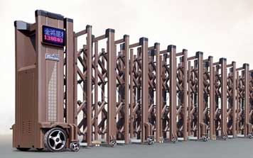 電動(dòng)伸縮門(mén) - 星18-19B（深咖）伸縮門(mén)