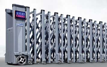 電動伸縮門 - 星18-19A(深灰）伸縮門