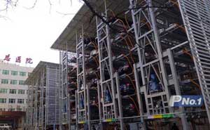 北京空軍總醫(yī)院完工BOT工程典范立體車庫案例