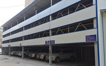 青海電科院（四層升降橫移式）立體車庫案例 - 中出網(wǎng)-智能出入口與停車充電門戶