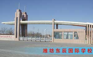 濰坊東辰國(guó)際學(xué)校伸縮門(mén)案例