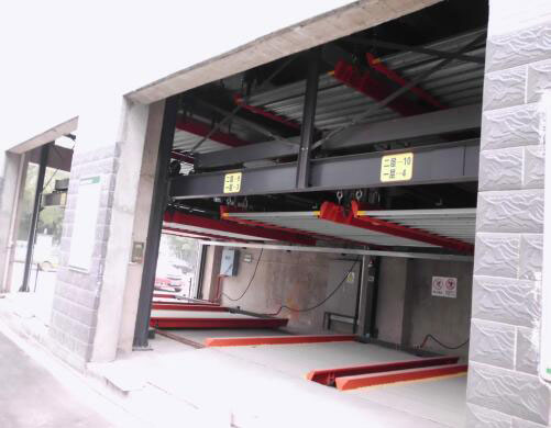 張家界中興大夏立體車庫案例 - 中出網-智能出入口與停車充電門戶