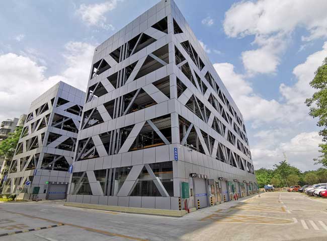 廣西柳州市潭中西路公共停車場項目立體車庫案例 - 中出網(wǎng)-智能出入口與停車充電門戶