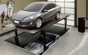 地坑式簡易升降兩層立體車庫