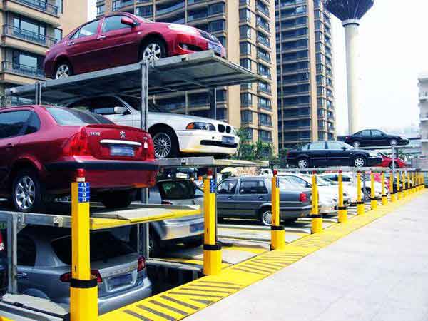 地坑式簡易升降三層式立體車庫