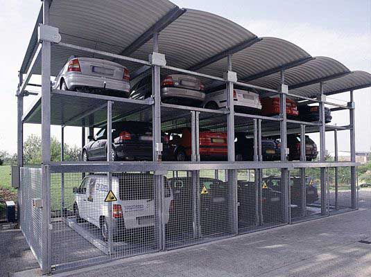 三層升降橫移類(lèi)立體車(chē)庫(kù)