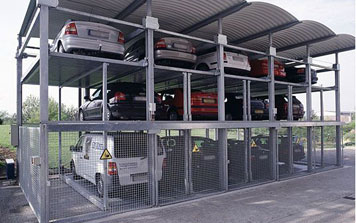 三層升降橫移類(lèi)立體車(chē)庫(kù)