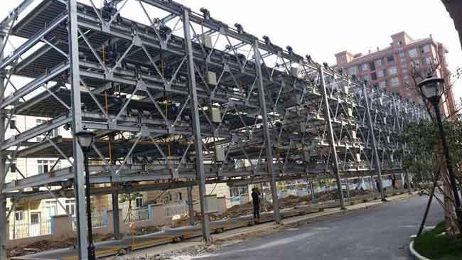 六層升降橫移類立體車庫(kù)