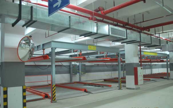 兩層升降橫移立體車庫(kù)