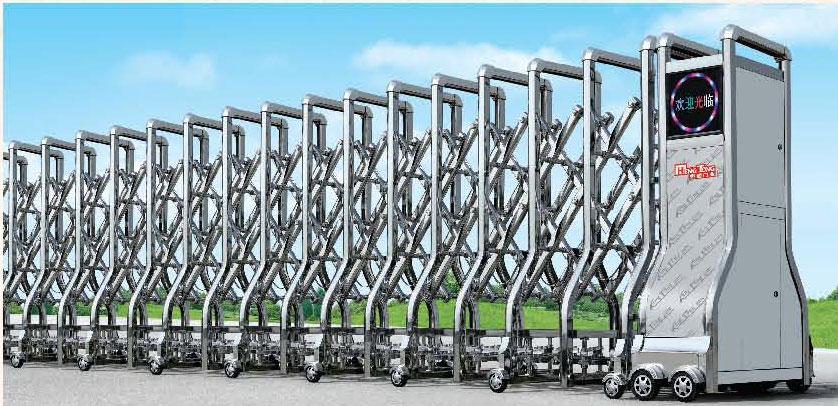 精鋼門20號(hào)電動(dòng)伸縮門