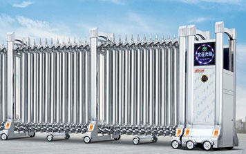 不銹鋼伸縮門(mén) - 不銹鋼306A電動(dòng)伸縮門(mén)